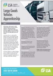 Large Goods Vehicles Apprenticeship