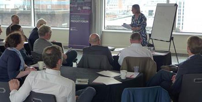 2019 news apr tfgm freight forum tracey worth workshop stat